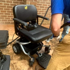 power chair cleaning